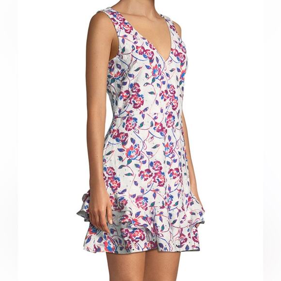 Tanya Taylor White Embroidered Sleeveless Mini Dress Women’s Size 2 - Picture 10 of 10